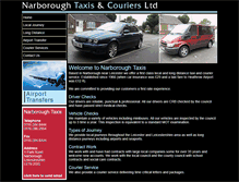Tablet Screenshot of narboroughtaxis.co.uk